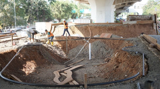 Habiskan Rp 14,3 Miliar, Begini Progres Pembangunan Skatepark di Pasar Rebo