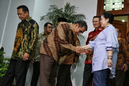 Pimpinan MPR Bertemu Megawati