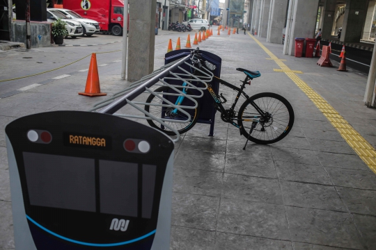 Akhir 2019, Parkir Sepeda Akan Tersedia di Seluruh Stasiun MRT dan Halte Transjakarta