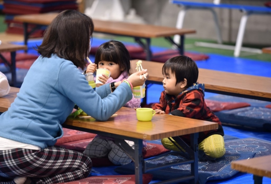 Menengok Kondisi Pengungsi Korban Topan Hagibis Jepang