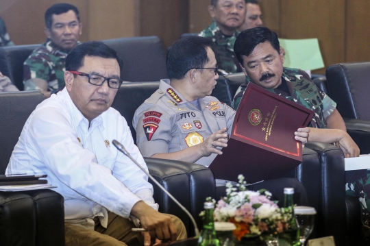 Rapat Koordinasi Bahas Pengamanan Pelantikan Presiden-Wakil Presiden