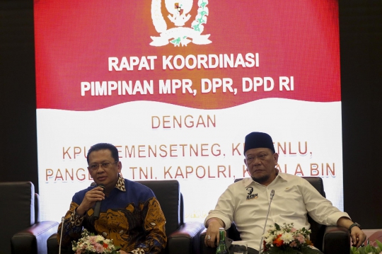 Rapat Koordinasi Bahas Pengamanan Pelantikan Presiden-Wakil Presiden