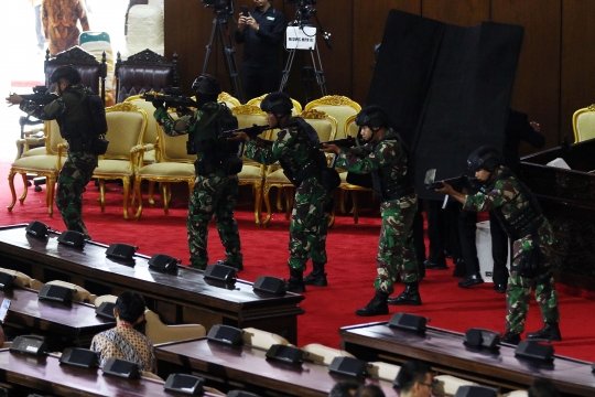 Gladi Kotor Pelantikan Presiden dan Wakil Presiden