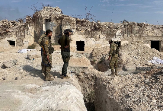 Ini Terowongan Milik Kurdi yang Ditemukan Pemberontak Suriah Dukungan Turki