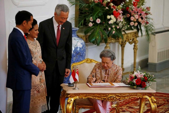 Jelang Pelantikan, Jokowi Sambut Sejumlah Tamu Negara di Istana