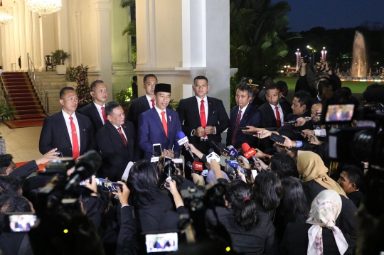 Presiden Jokowi Langsung Kembali ke Istana Seusai Pelantikan