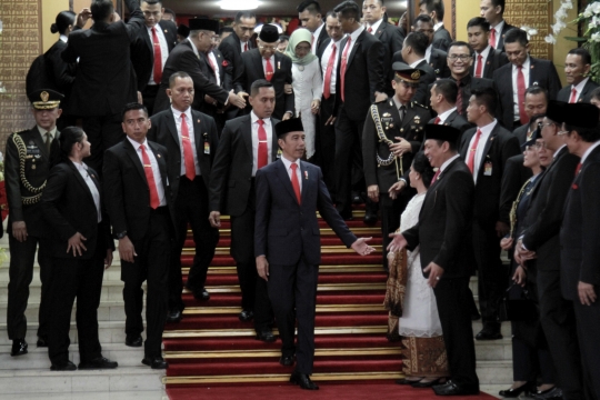 Semringah Jokowi-Ma'ruf Resmi Jadi Presiden dan Wapres 2019-2024