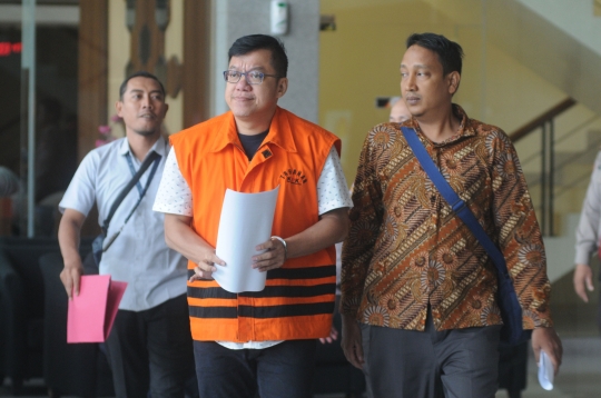 Ekspresi David Manibui Usai Menjalani Pemeriksaan KPK