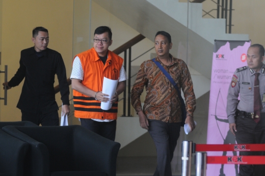 Ekspresi David Manibui Usai Menjalani Pemeriksaan KPK