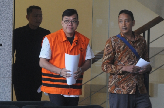 Ekspresi David Manibui Usai Menjalani Pemeriksaan KPK