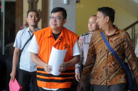 Ekspresi David Manibui Usai Menjalani Pemeriksaan KPK