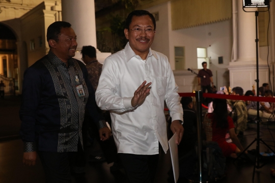 Senyum Dokter Terawan Seusai Bertemu Jokowi di Istana