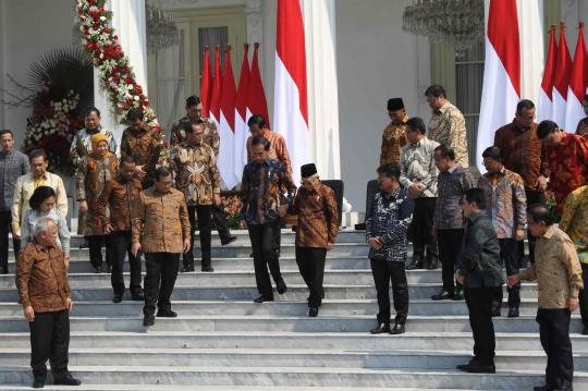 Jokowi-Ma'ruf Kenalkan Menteri Kabinet Indonesia Maju