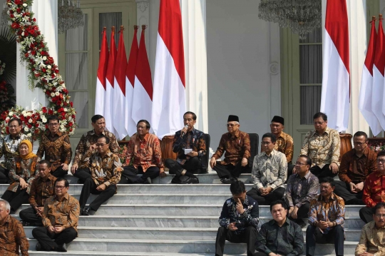 Jokowi-Ma'ruf Kenalkan Menteri Kabinet Indonesia Maju