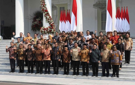 Jokowi-Ma'ruf Kenalkan Menteri Kabinet Indonesia Maju