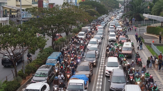 Ada Tol Cijago, Jalan Margonda di Depok Tetap Macet Parah