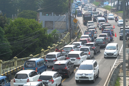 Uji Coba Sistem Kanalisasi 2-1 Jalur Puncak