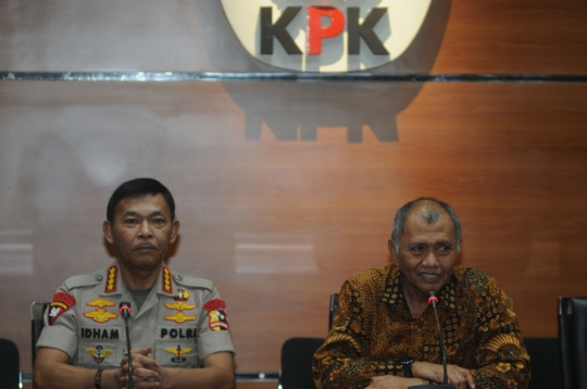 Kapolri Idham Azis Sambangi Gedung KPK