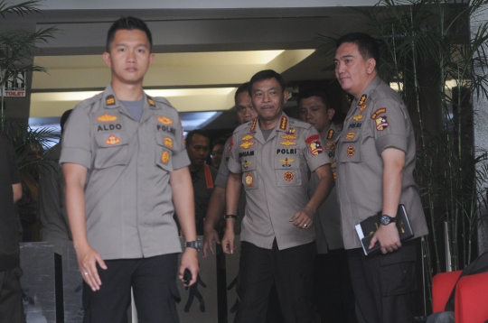 Kapolri Idham Azis Sambangi Gedung KPK