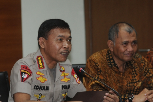 Kapolri Idham Azis Sambangi Gedung KPK