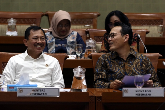 Menkes dan Dirut BPJS Rapat dengan Komisi IX DPR