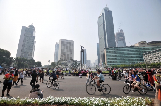 Nyamannya Berolahraga di CFD yang Bebas PKL