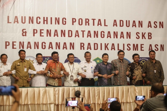 Tangkal Radikalisme, 11 Kementerian Kerjasama Luncurkan Portal Aduan ASN