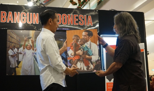 Presiden Jokowi Kunjungi Pameran Foto Membangun Indonesia