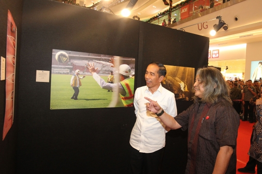 Presiden Jokowi Kunjungi Pameran Foto Membangun Indonesia