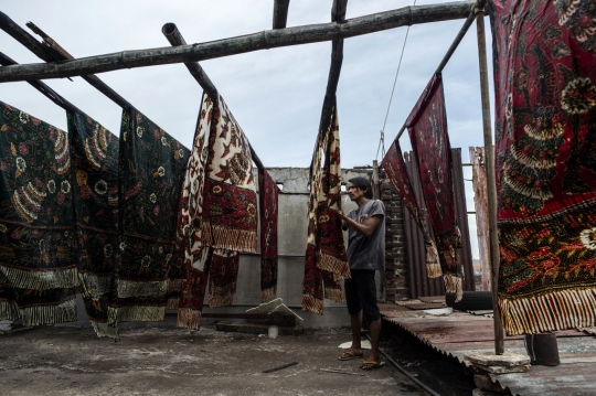 Menengok Pembuatan Kain Batik di Sidoarjo