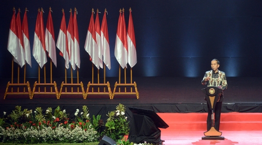 Jokowi Hadiri Rakornas Indonesia Maju di Sentul