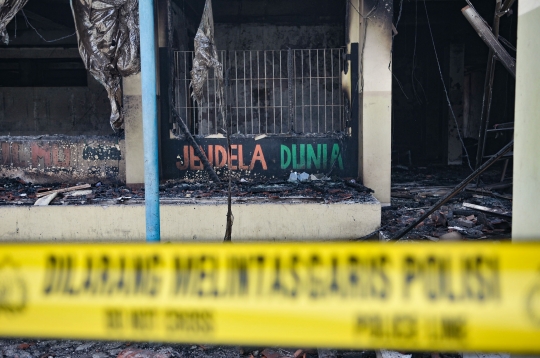 Yang Tersisa Pascakebakaran Gedung SMK Yadika 6