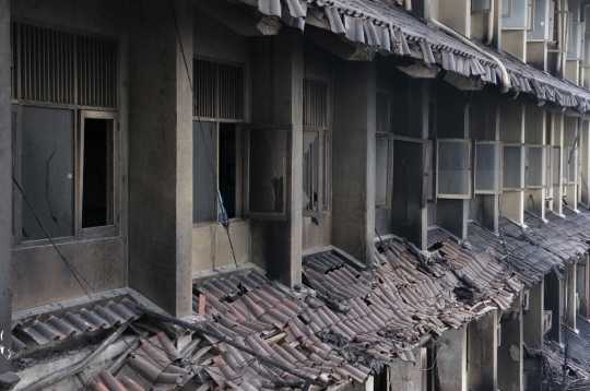 Yang Tersisa Pascakebakaran Gedung SMK Yadika 6