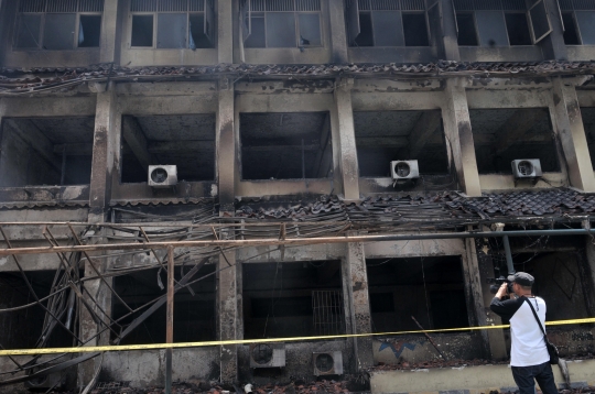 Yang Tersisa Pascakebakaran Gedung SMK Yadika 6