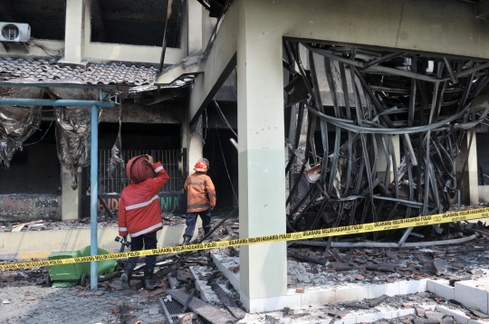 Kebakaran Susulan Kembali Terjadi di Gedung SMK Yadika 6