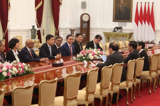 Presiden Jokowi Terima Kunjungan Parlemen Singapura