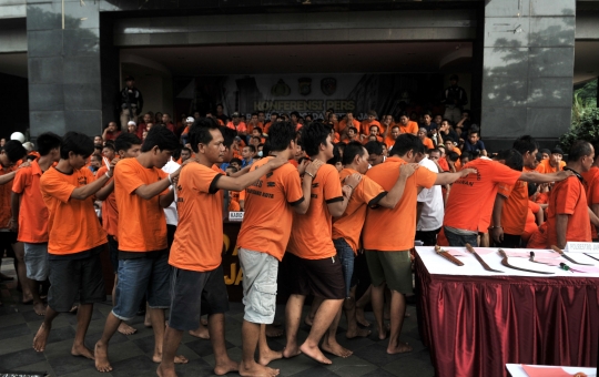 3.314 Pelaku Kejahatan Terjaring Operasi Sikat Jaya 2019