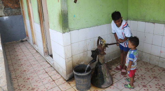 Potret Kampung Apung yang Puluhan Tahun Tergenang