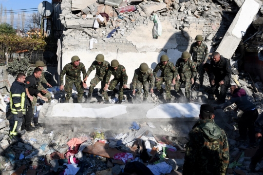 Gempa Guncang Albania, 8 Tewas dan 150 Orang Luka-luka