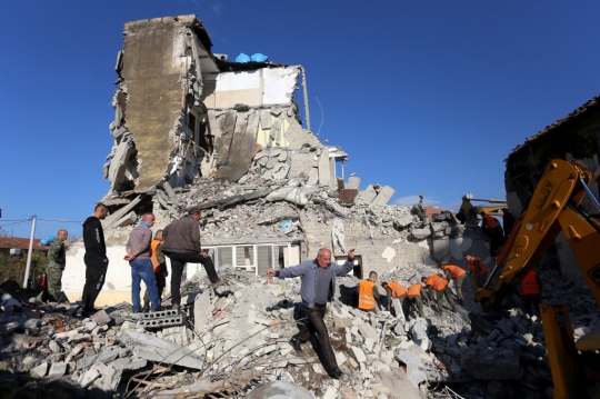Gempa Guncang Albania, 8 Tewas dan 150 Orang Luka-luka