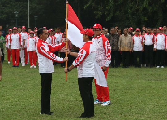 Presiden Jokowi Lepas Kontingen Indonesia untuk SEA Games 2019