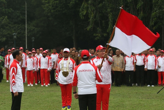 Presiden Jokowi Lepas Kontingen Indonesia untuk SEA Games 2019