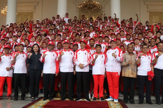 Presiden Jokowi Lepas Kontingen Indonesia untuk SEA Games 2019