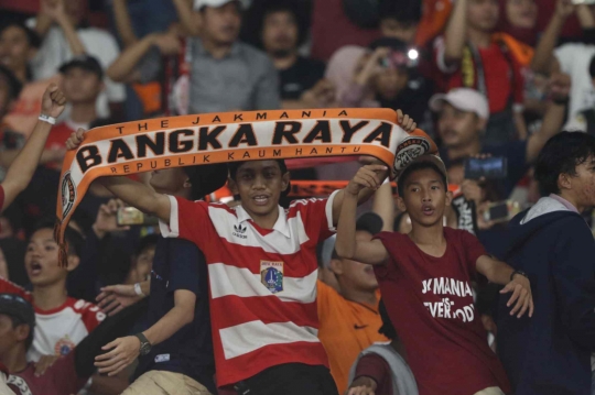 Semarak Suporter Rayakan HUT Persija ke-91 di Stadion Utama GBK