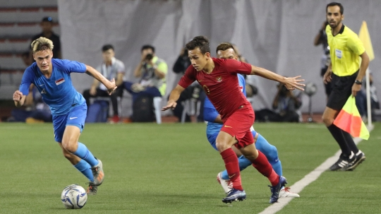 Timnas Indonesia U-22 Bungkam Singapura 2-0