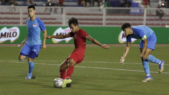 Timnas Indonesia U-22 Bungkam Singapura 2-0