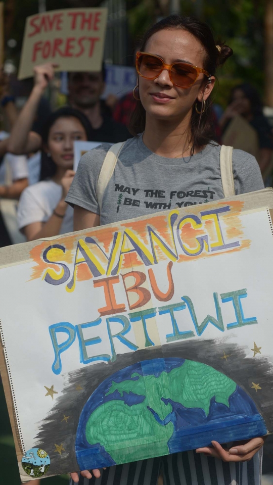 Aksi Aktivis Lingkungan Long March ke Istana Merdeka