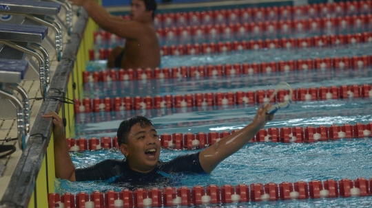 Antusias Atlet Disabilitas Ikuti Kejuaraan Para Swimming 2019