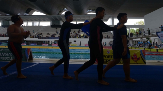 Antusias Atlet Disabilitas Ikuti Kejuaraan Para Swimming 2019