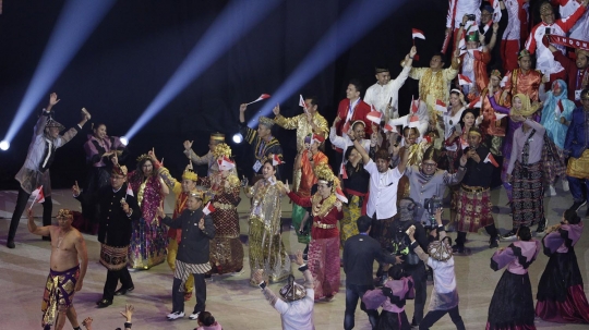 Pembukaan SEA Games 2019, Kontingen Indonesia Tampilkan Busana Daerah